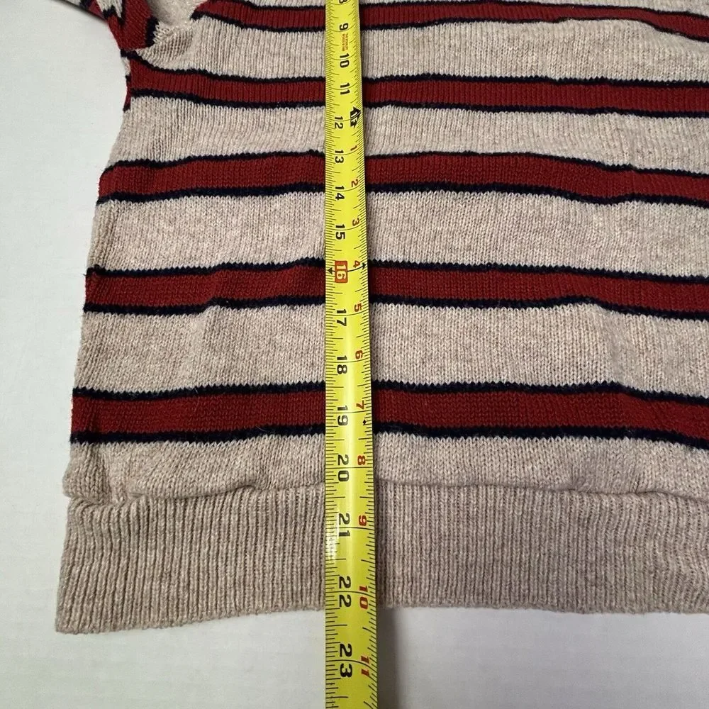 VTG 60s Lord‎ Clayton Sweater Mens Small Wool Blend Striped GUC